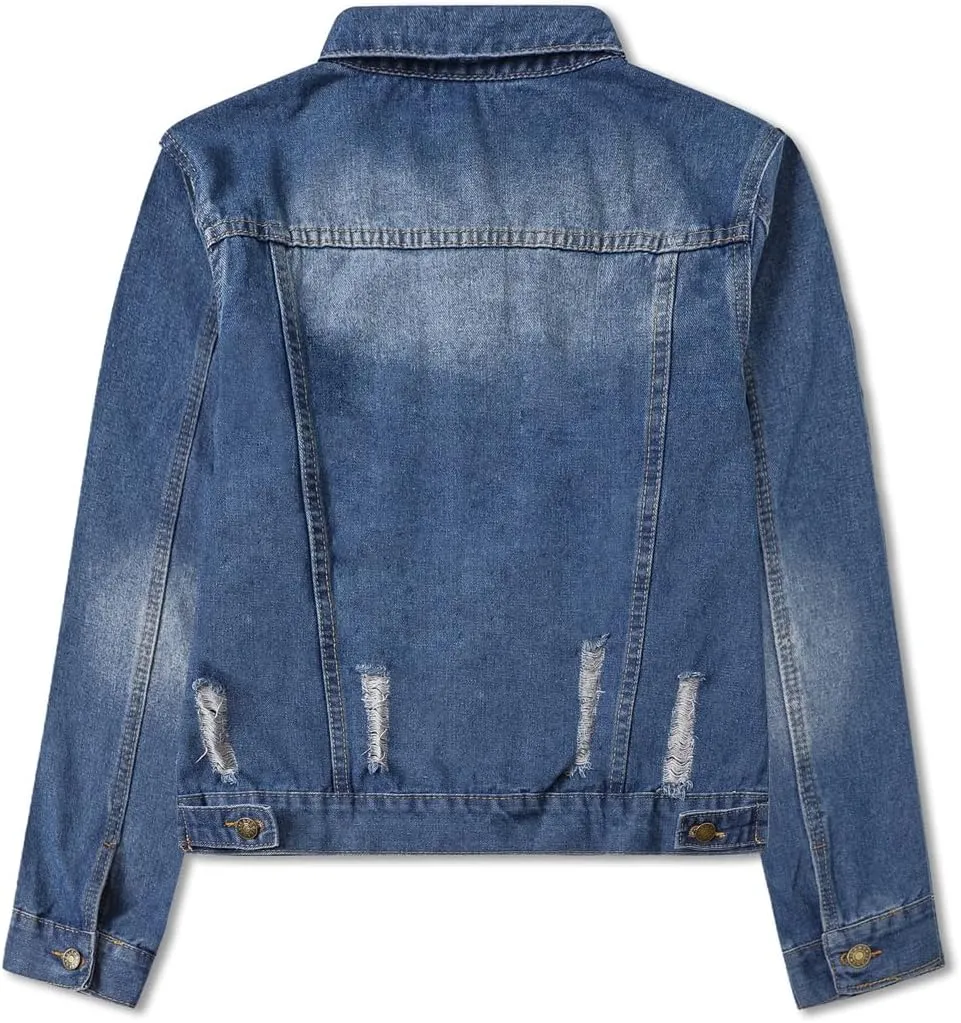 Cromoncent Classic Denim Jacket for Boys Girls