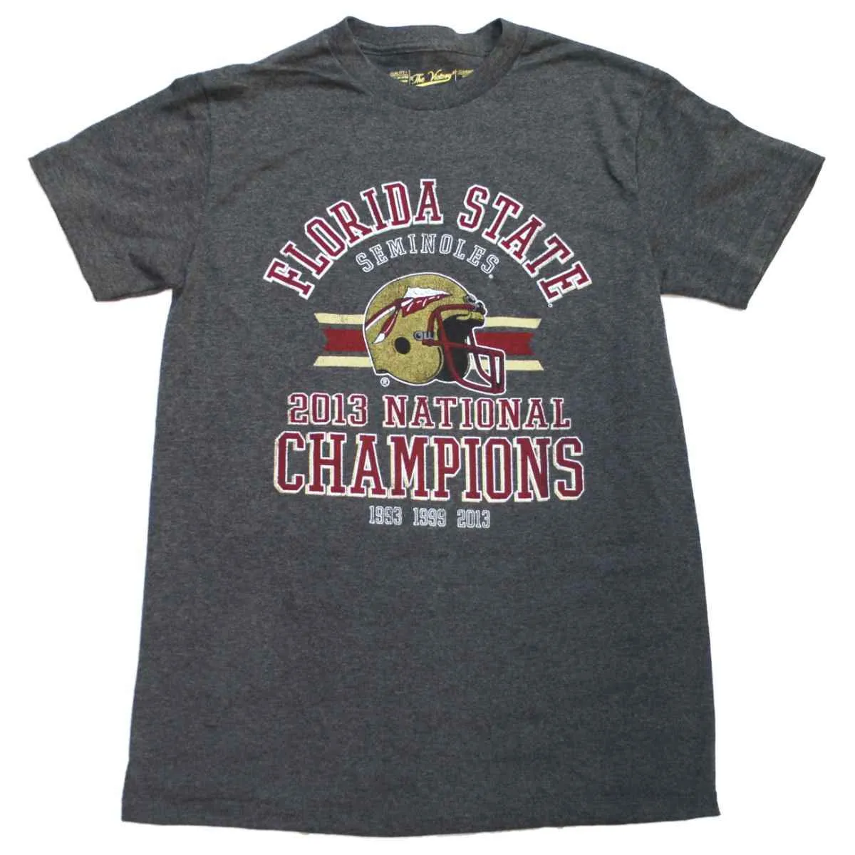 Florida State Seminoles The Victory 2013 BCS National Champs Grey T-Shirt