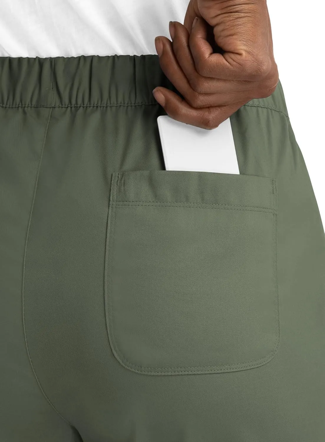 Maevn Matrix Full Elastic Waistband Cargo Scrub Pant