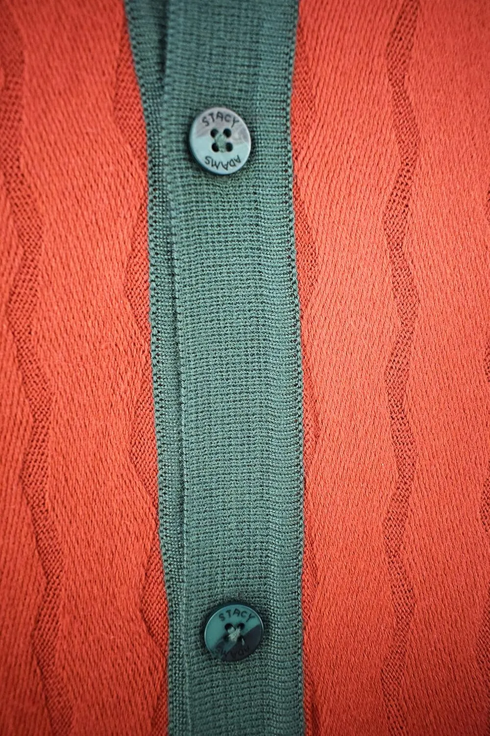 Mens Short Sleeve Knit Sports Shirt - Modern Polo Vintage Classics: Mlange Panel