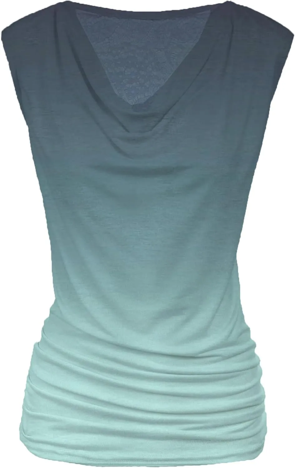 Zeagoo Tank Top for Women Trendy Going Out Tops Sleeveless Shirts Ruched Business Casual Basic Tunic Tops